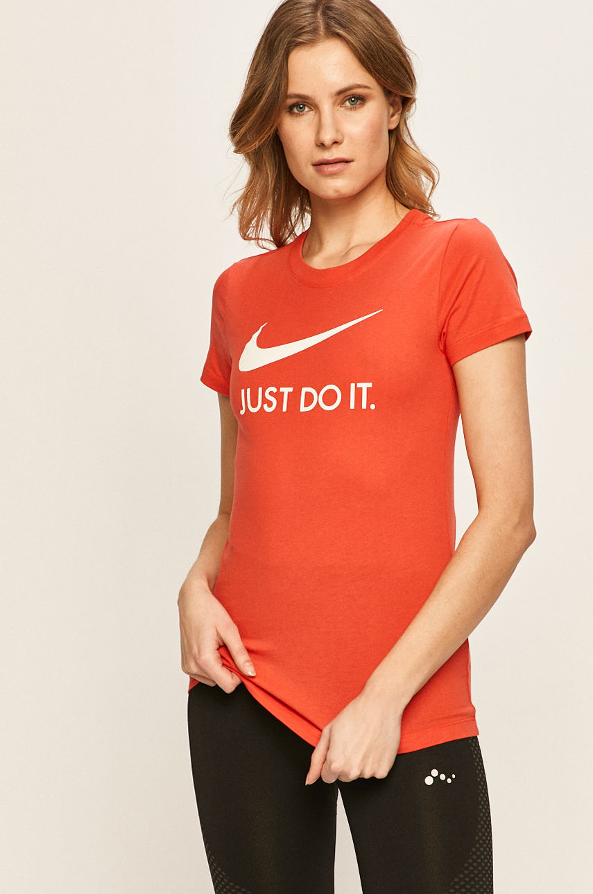 Nike Sportswear - T-shirt ostry czerwony CI1383