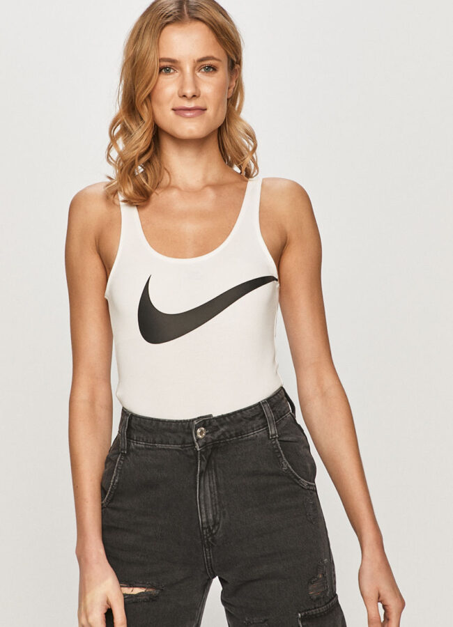 Nike Sportswear - Top biały CU5672