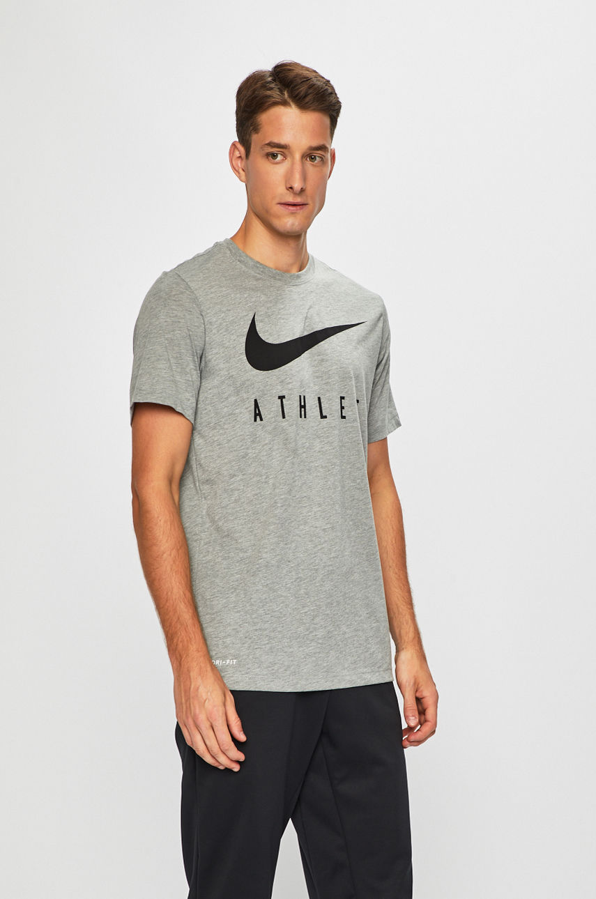 Nike - T-shirt szary BQ7539