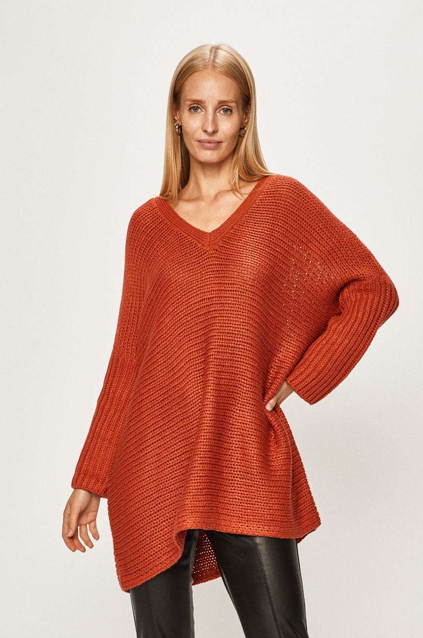 Noisy May - Sweter pomarańczowy 27005581