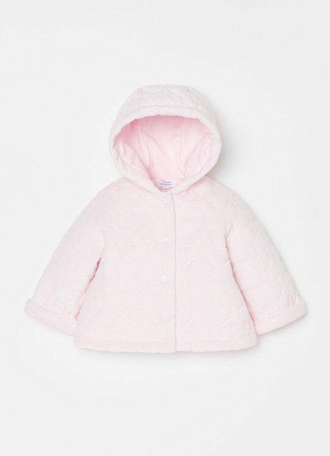 OVS - Kurtka niemowlęca 56-68 cm pastelowy różowy 942631