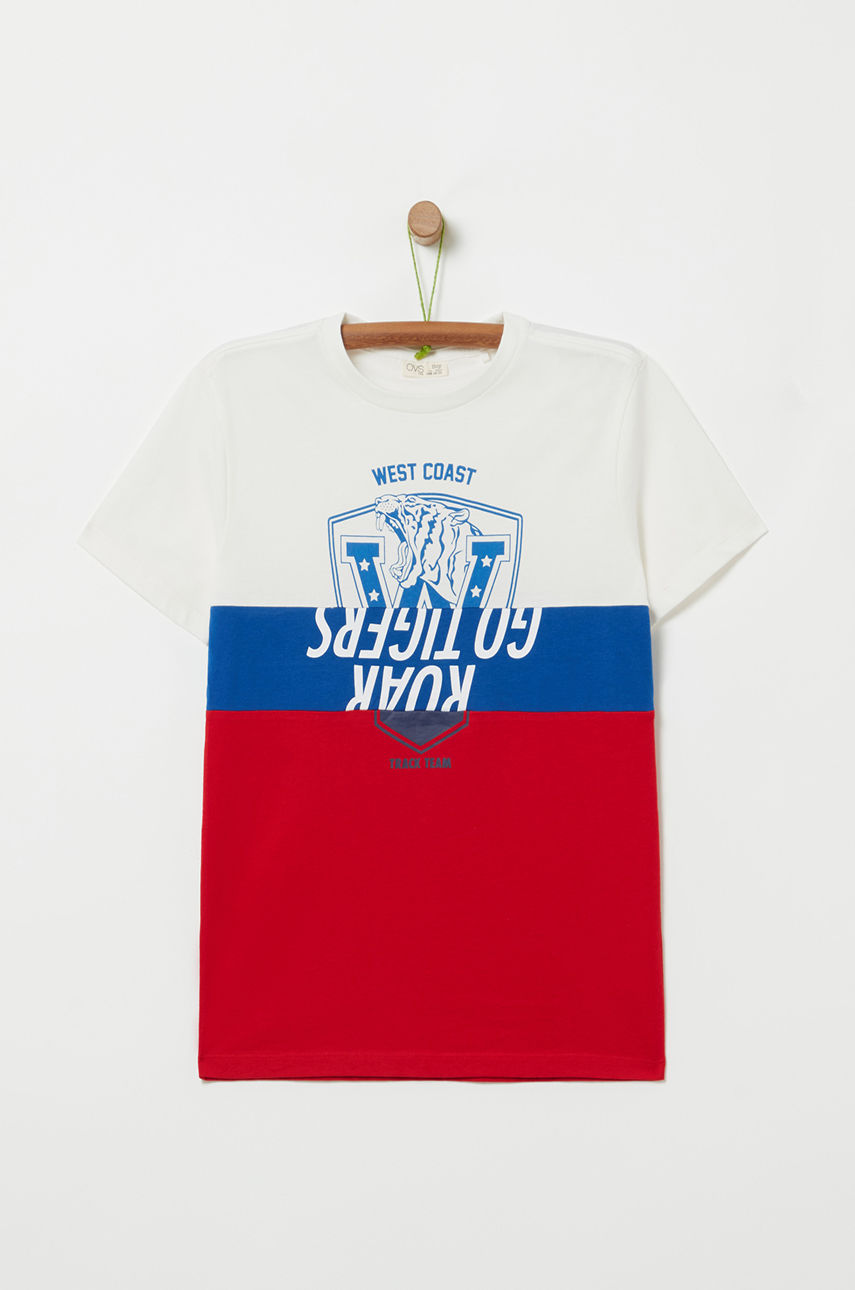 OVS - T-shirt dziecięcy 146-170 cm czerwony 796648