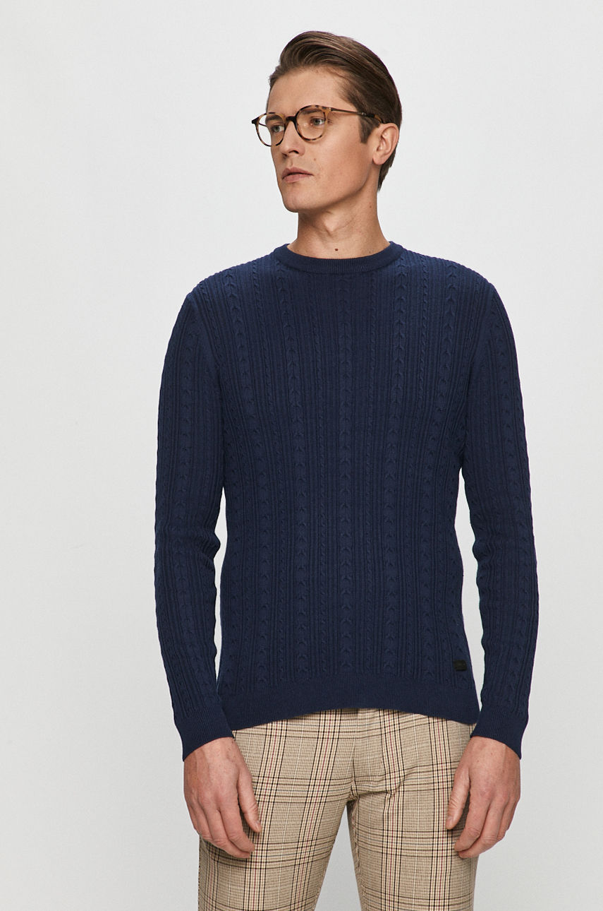 Only & Sons - Sweter granatowy 22018605