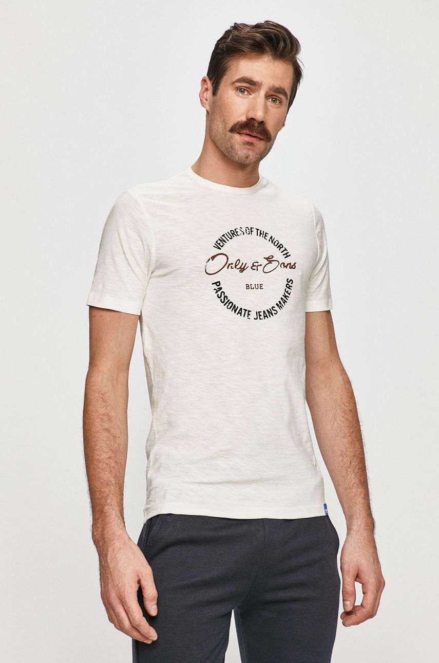 Only & Sons - T-shirt biały 22017819