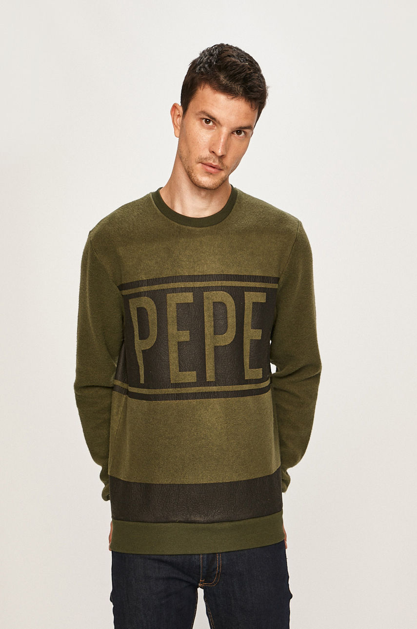 Pepe Jeans - Bluza Compton zielony PM581677