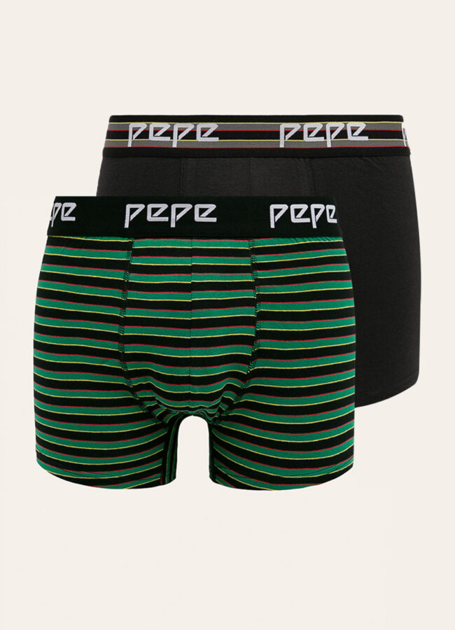 Pepe Jeans - Bokserki Rawson (2-pack) czarny PMU10578