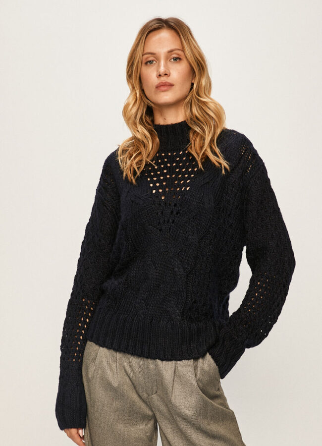 Pepe Jeans - Sweter Helaia granatowy PL701525