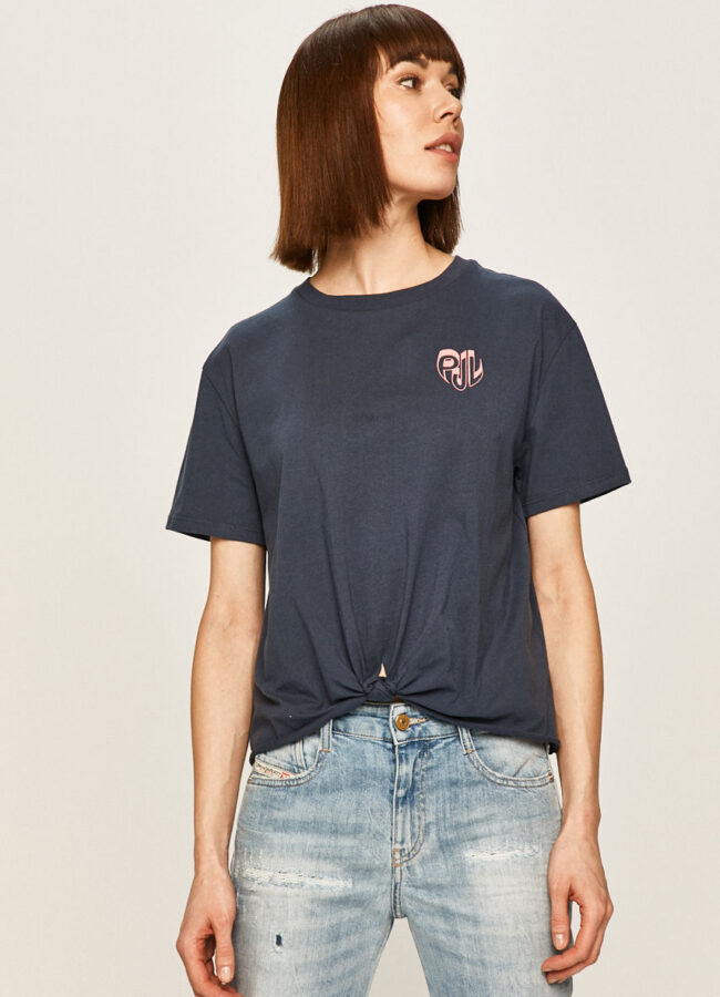 Pepe Jeans - T-shirt Fleur granatowy PL504458