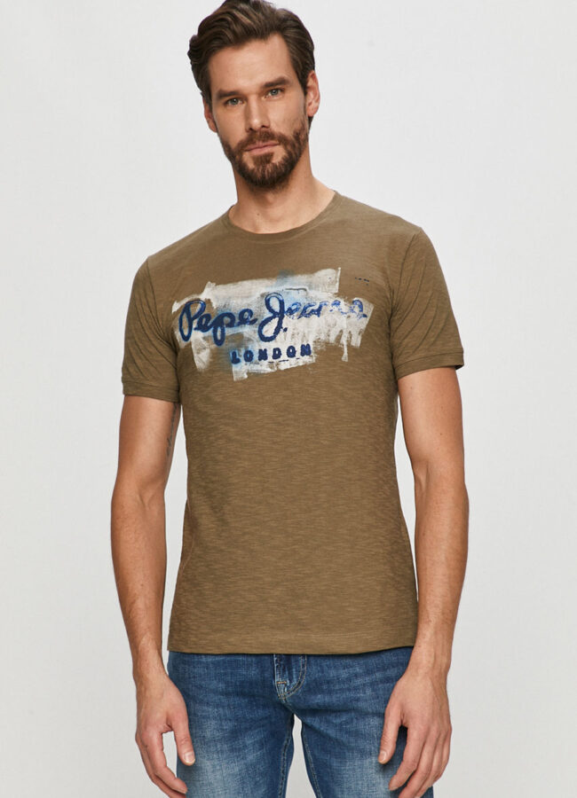 Pepe Jeans - T-shirt Golders zielony PM503213.720