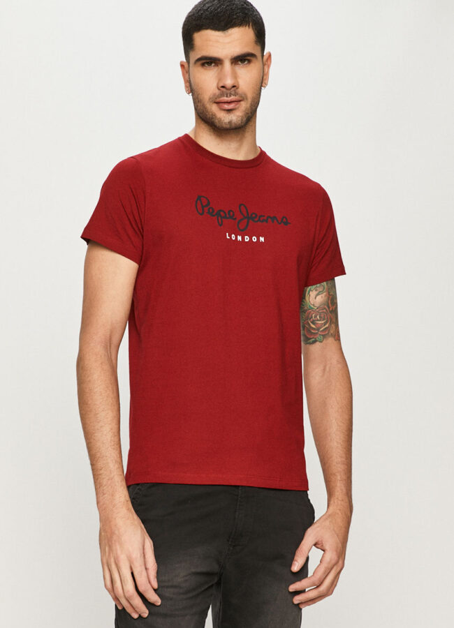 Pepe Jeans - T-shirt czerwony PM500465.
