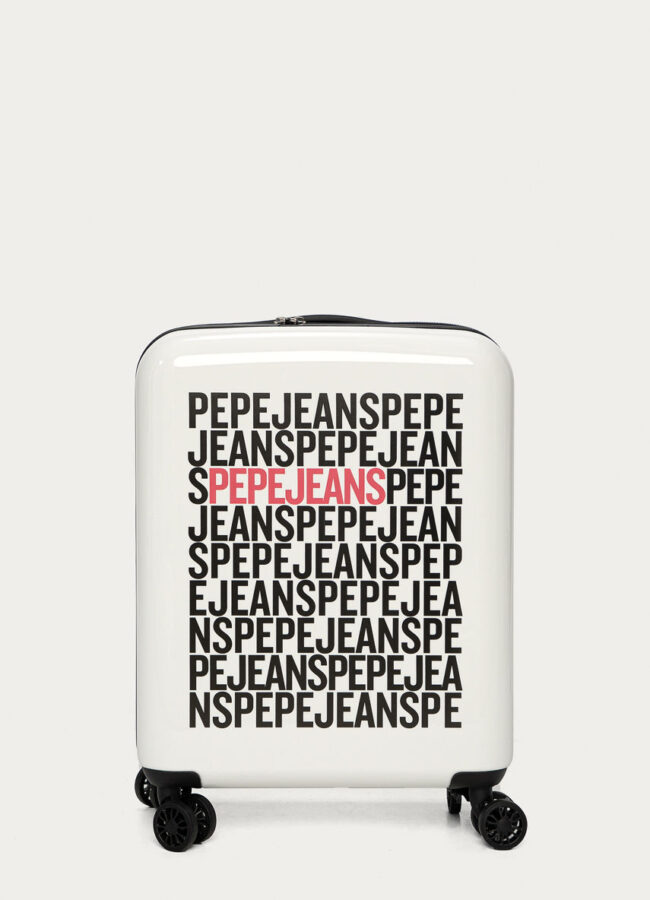 Pepe Jeans - Walizka Leven biały PU030054