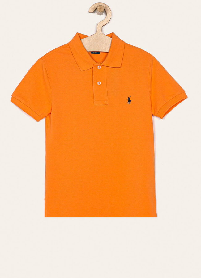 Polo Ralph Lauren - Polo dziecięce 134-176 cm pomarańczowy 323708857047