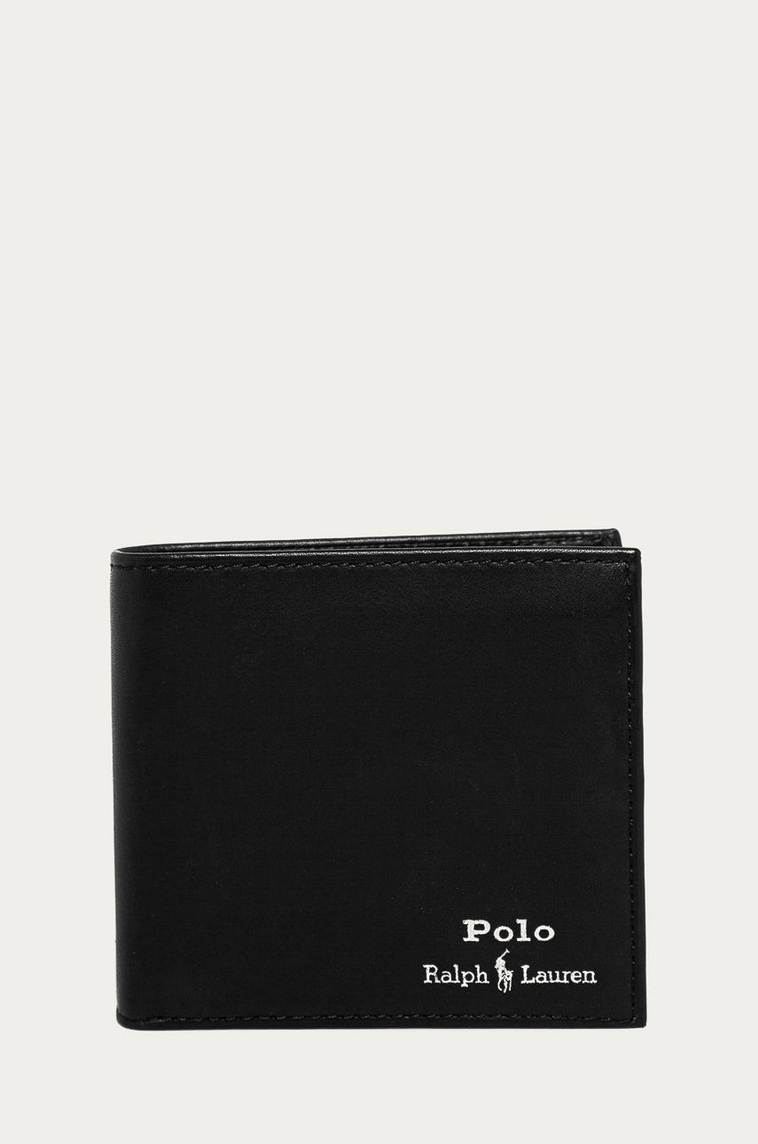 Polo Ralph Lauren - Portfel skórzany czarny 405803866002