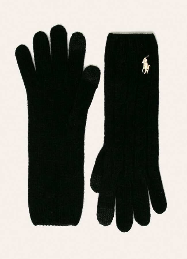 Polo Ralph Lauren - Rękawiczki czarny 455779047001