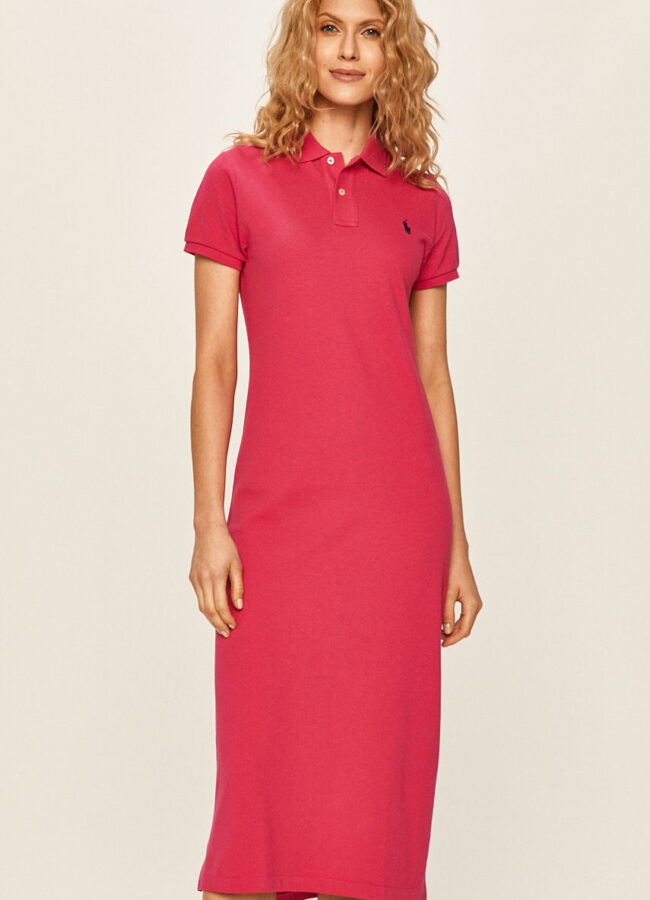 Polo Ralph Lauren - Sukienka ostry różowy 211780107002
