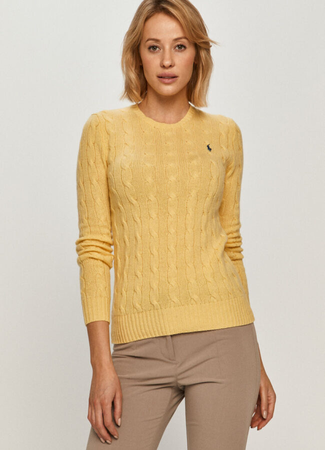 Polo Ralph Lauren - Sweter żółty 211525764076