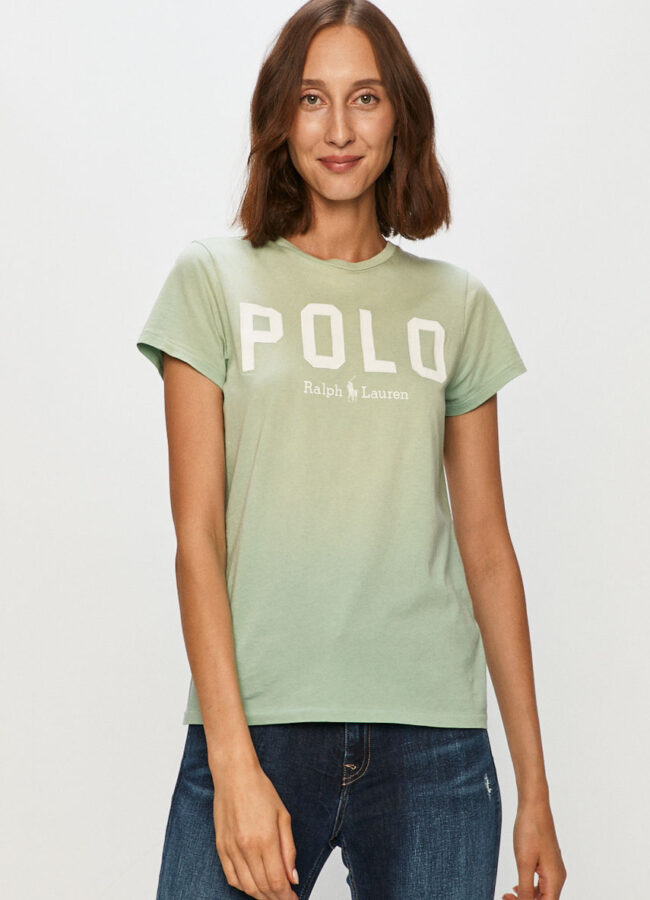 Polo Ralph Lauren - T-shirt blady zielony 211800249003