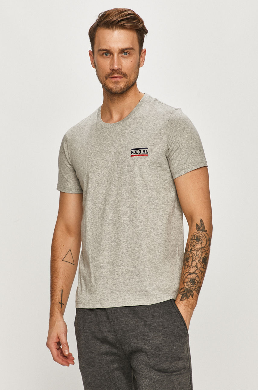 Polo Ralph Lauren - T-shirt piżamowy szary 714804195002