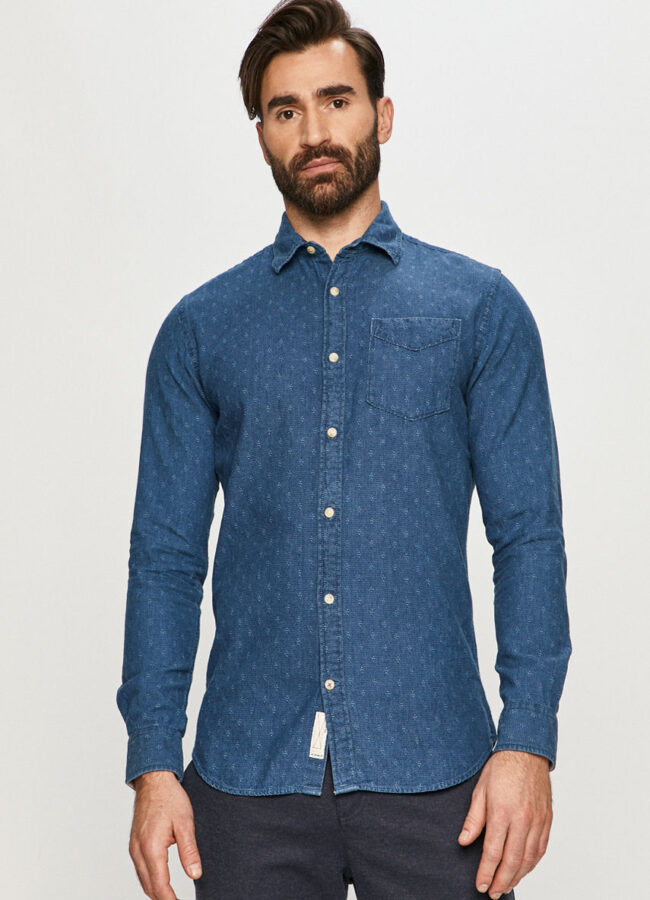 Premium by Jack&Jones - Koszula bawełniana niebieski 12174686