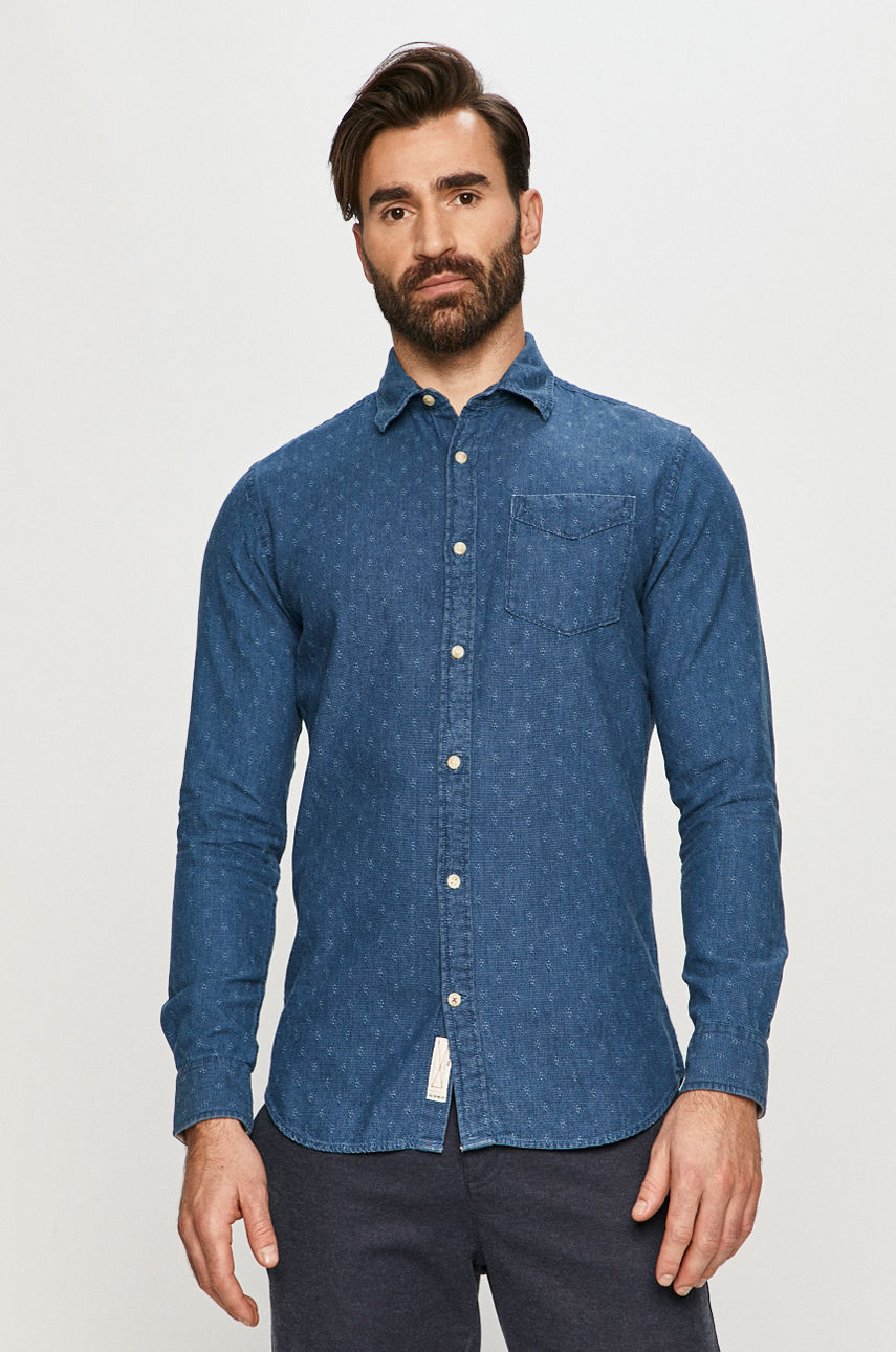 Premium by Jack&Jones - Koszula bawełniana niebieski 12174686