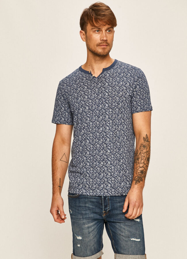 Premium by Jack&Jones - T-shirt stalowy niebieski 12170365
