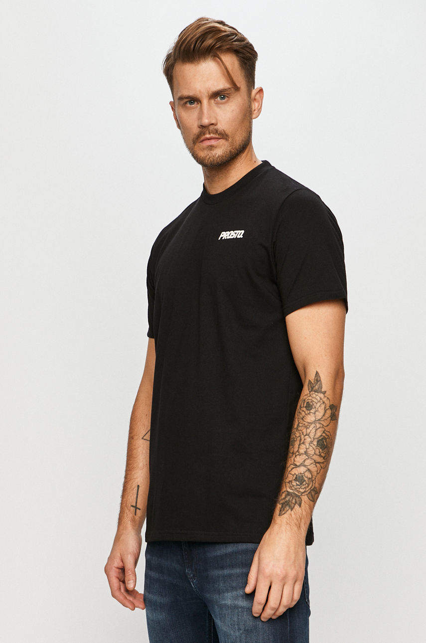 Prosto - T-shirt czarny 9207.BLACK