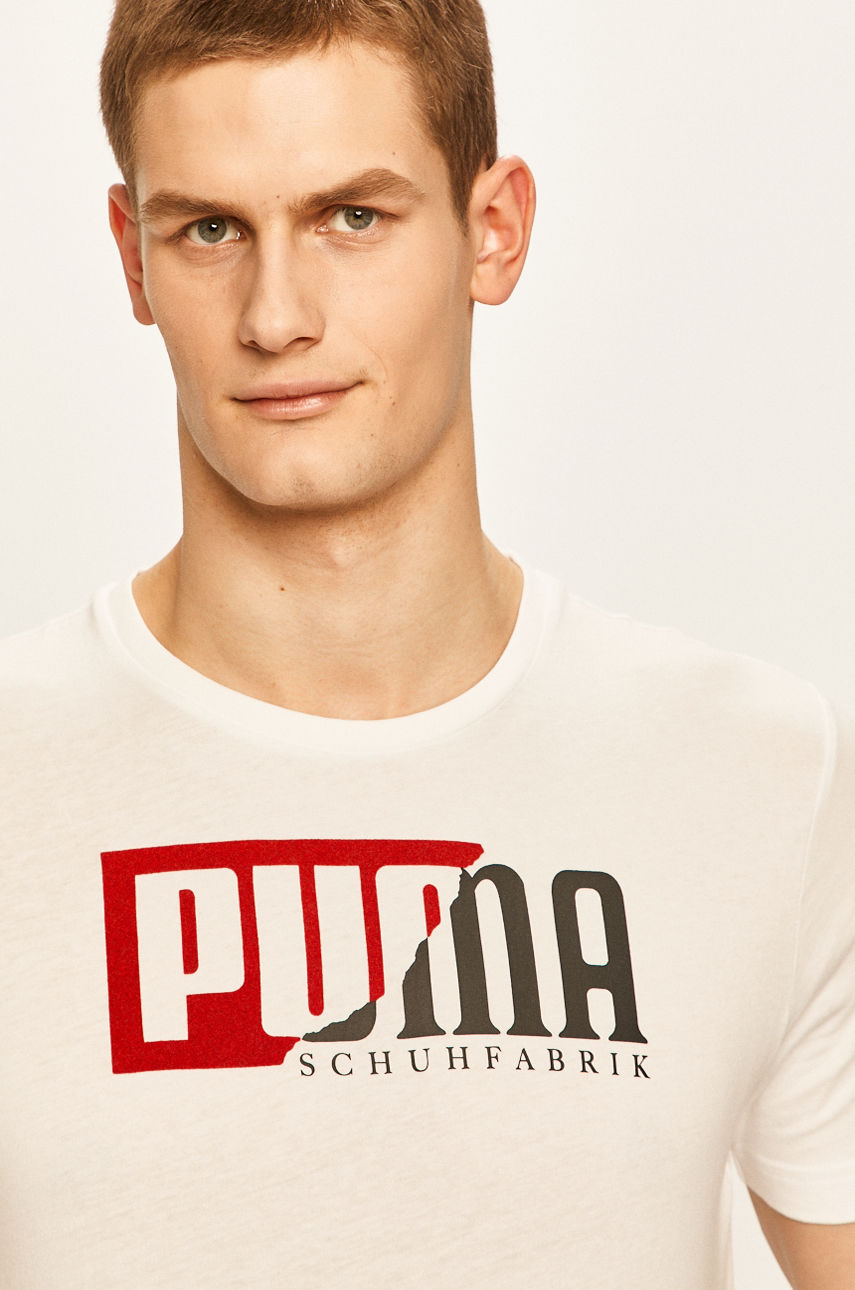 Puma - T-shirt biały 581910