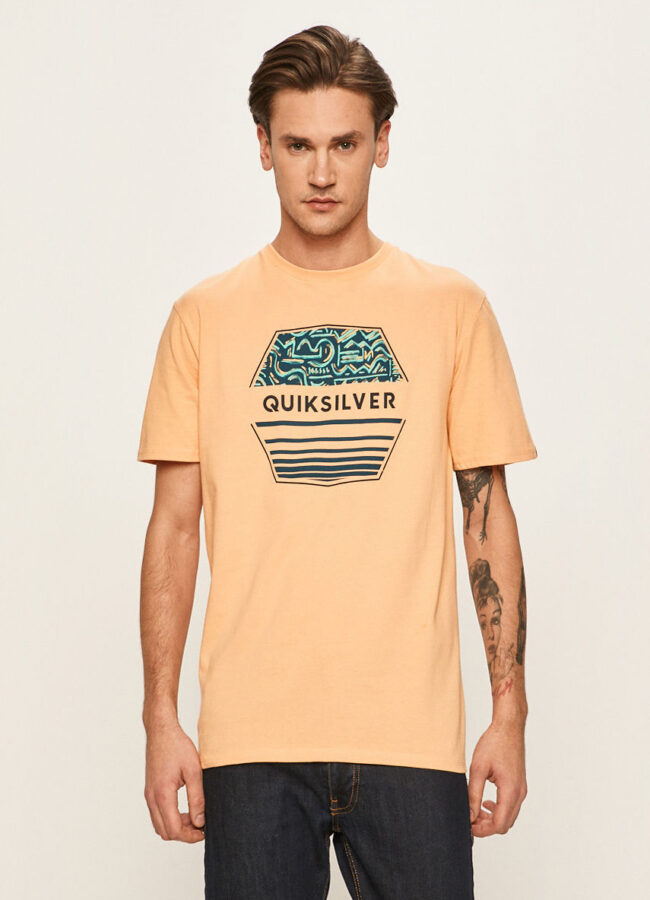 Quiksilver - T-shirt pomarańczowy EQYZT05765
