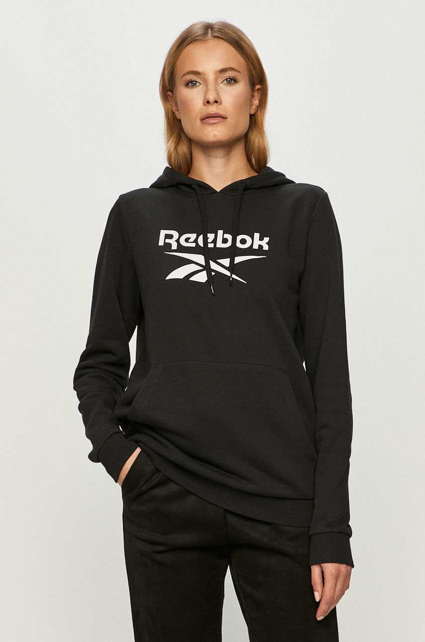 Reebok Classic - Bluza bawełniana czarny FT8187