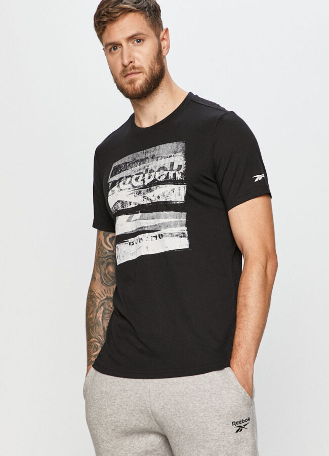 Reebok - T-shirt x Conor McGregor czarny FT0122