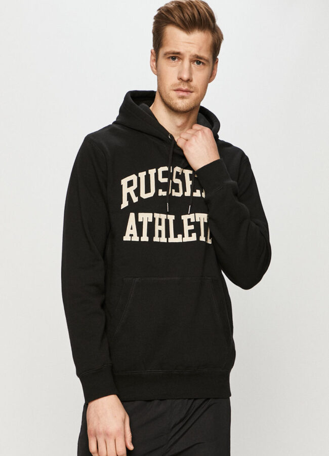 Russell Athletic - Bluza bawełniana czarny A00932