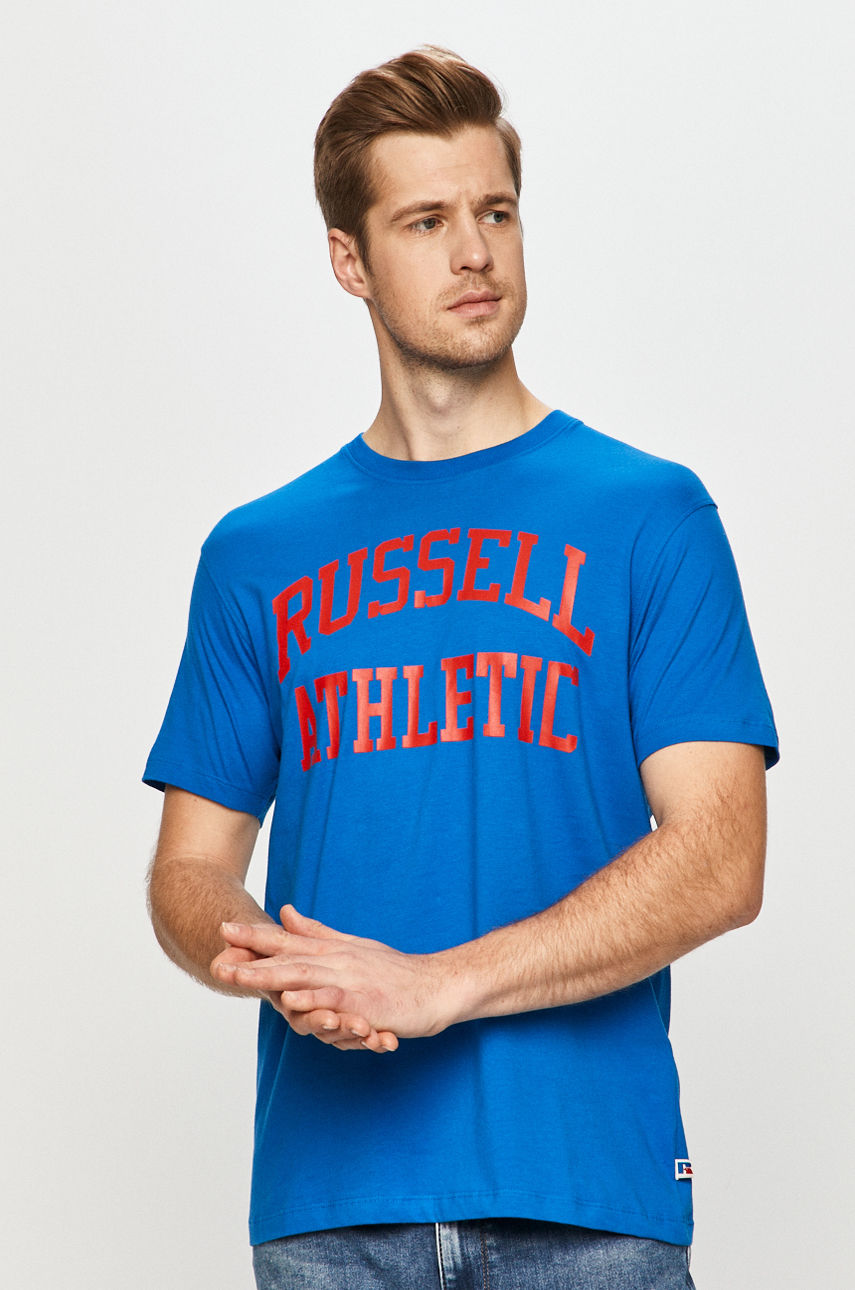 Russell Athletic - T-shirt niebieski A00902