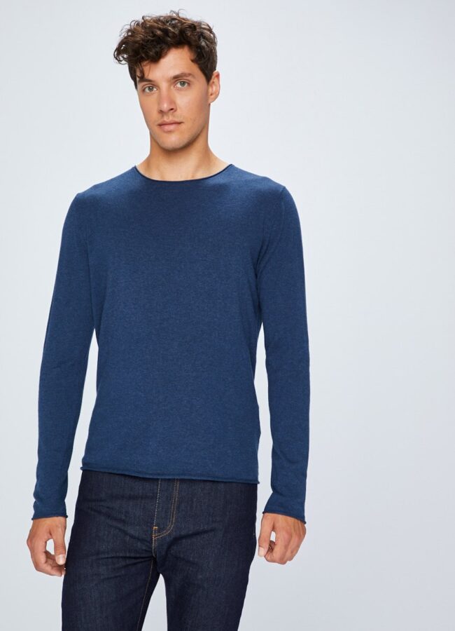 Selected - Sweter granatowy 16047649.