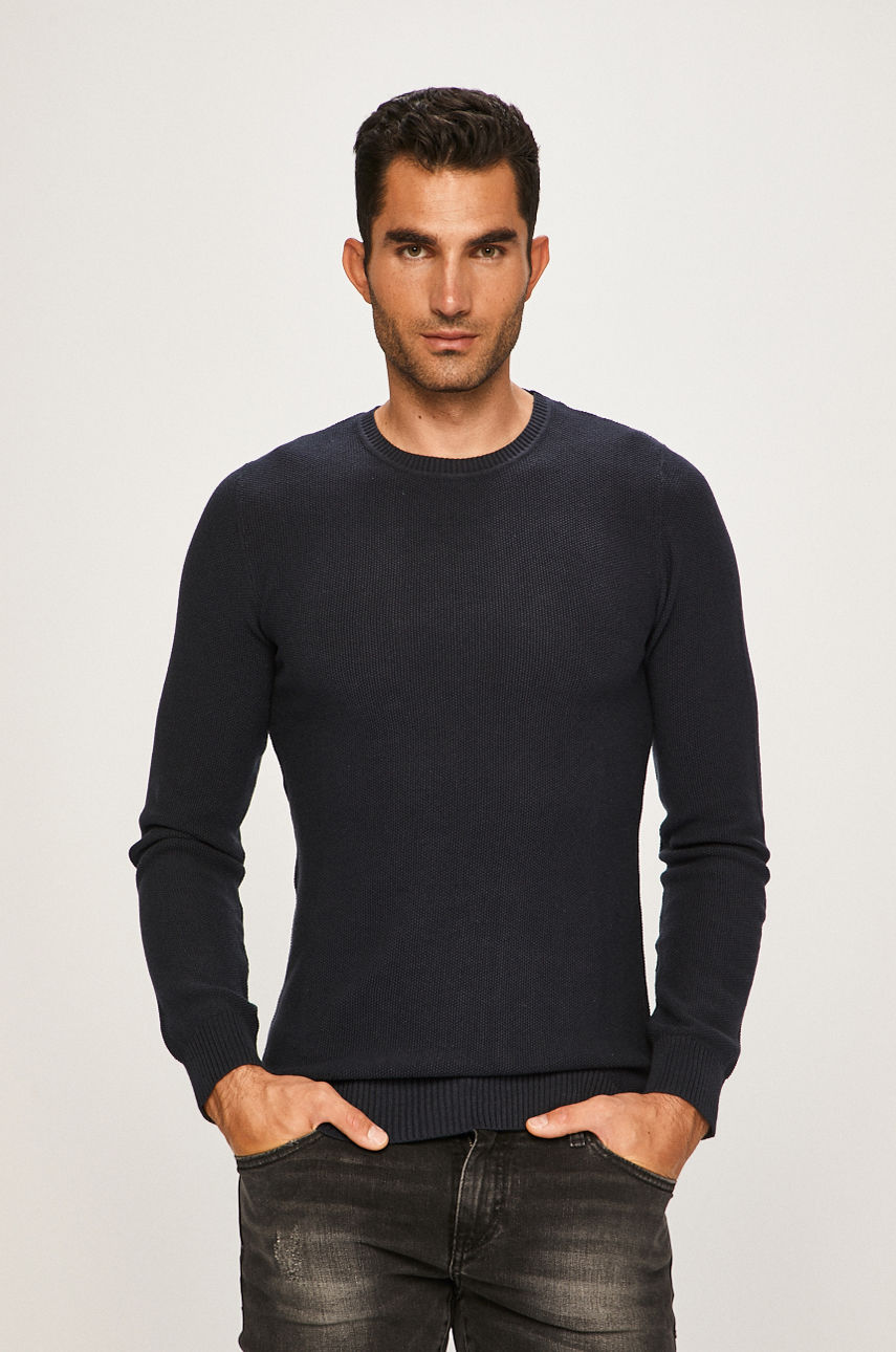 Selected - Sweter granatowy 16065351