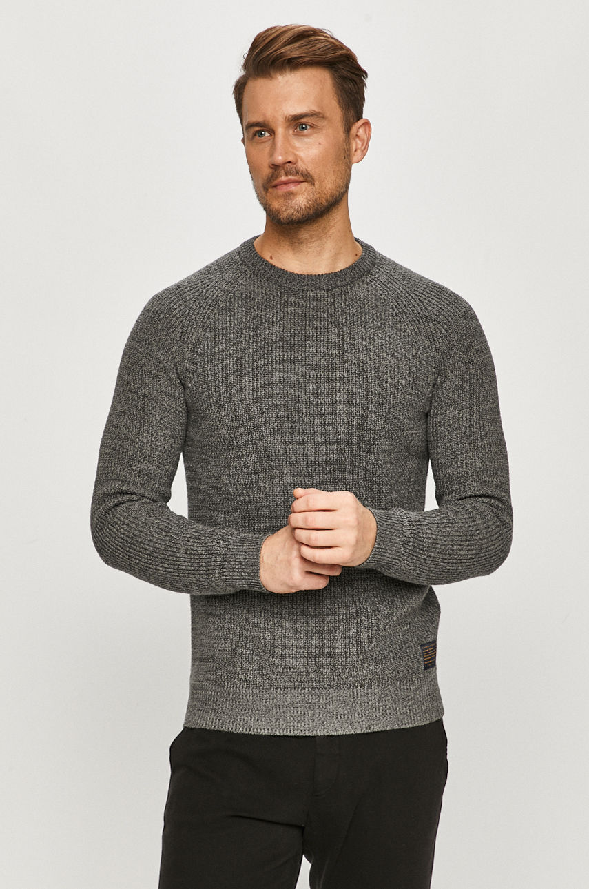 Selected - Sweter szary 16076485
