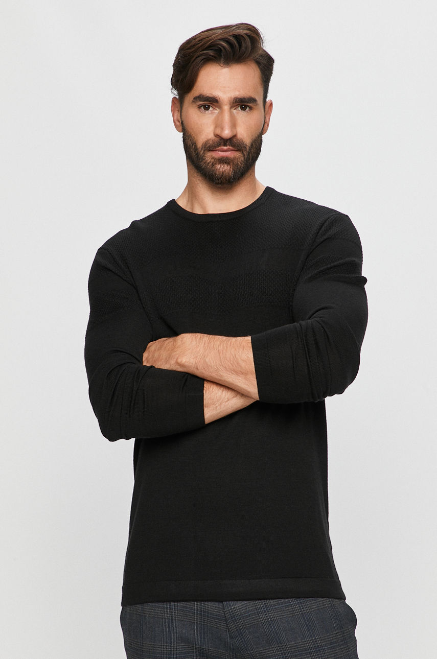 Tailored & Originals - Sweter czarny 21201730.799000