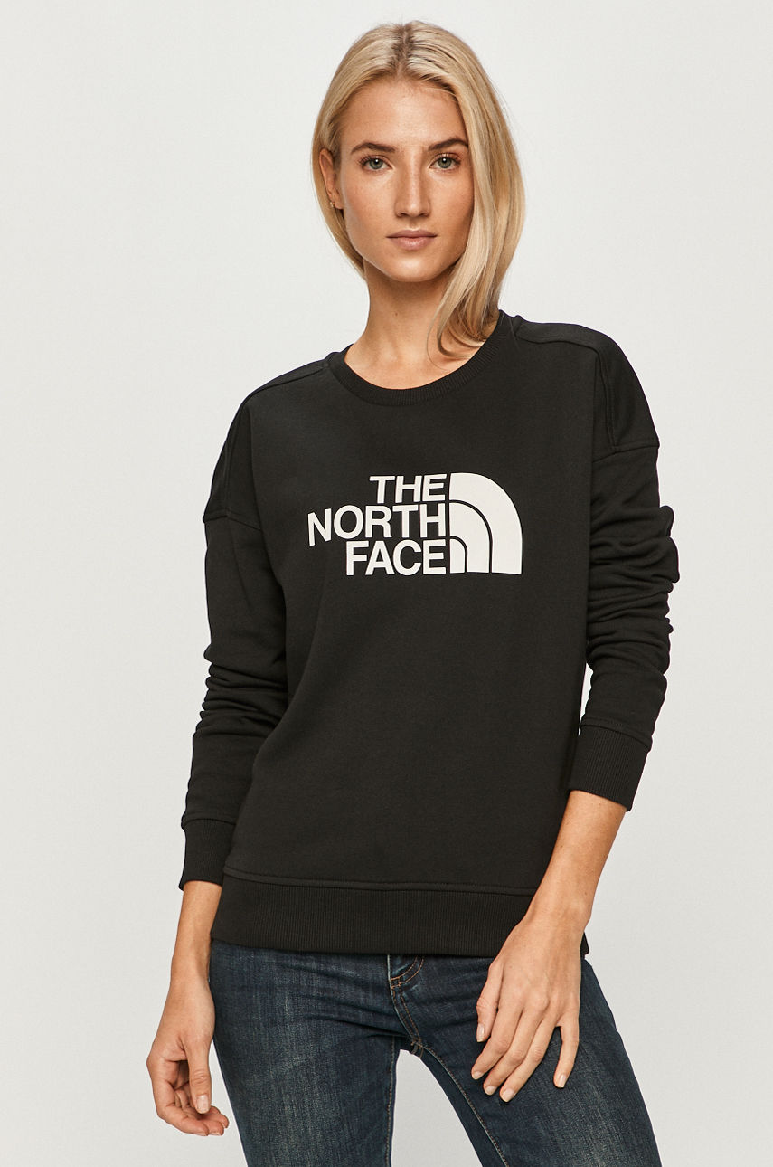 The North Face - Bluza bawełniana czarny NF0A3S4GJK31