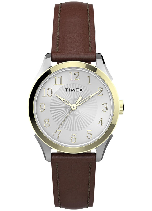 Timex - Zegarek TW2T66700 brązowy TW2T66700