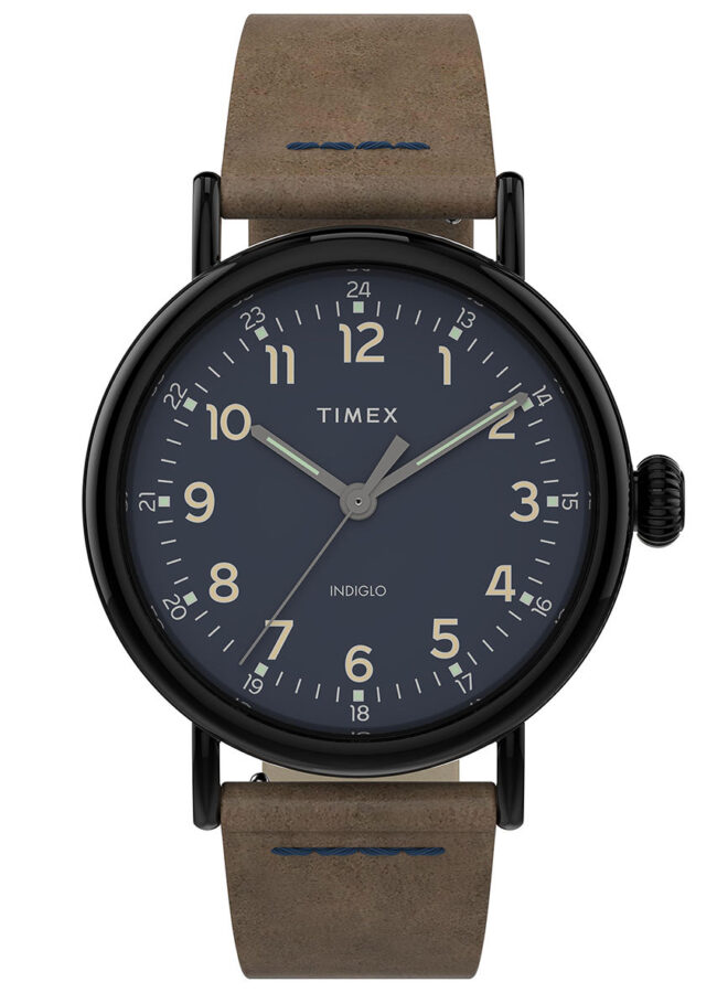 Timex - Zegarek TW2T69400 brązowy TW2T69400