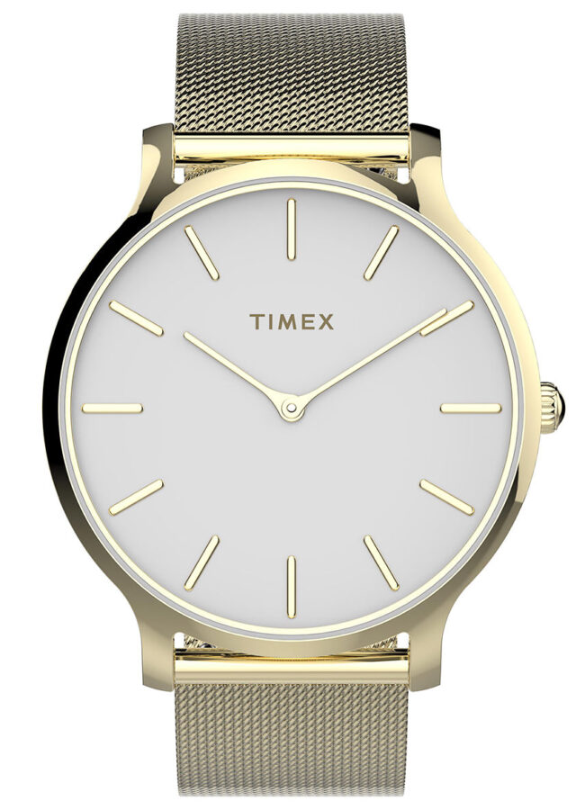 Timex - Zegarek TW2T74100 złoty TW2T74100