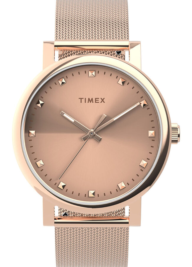 Timex - Zegarek TW2U05500 złoty TW2U05500