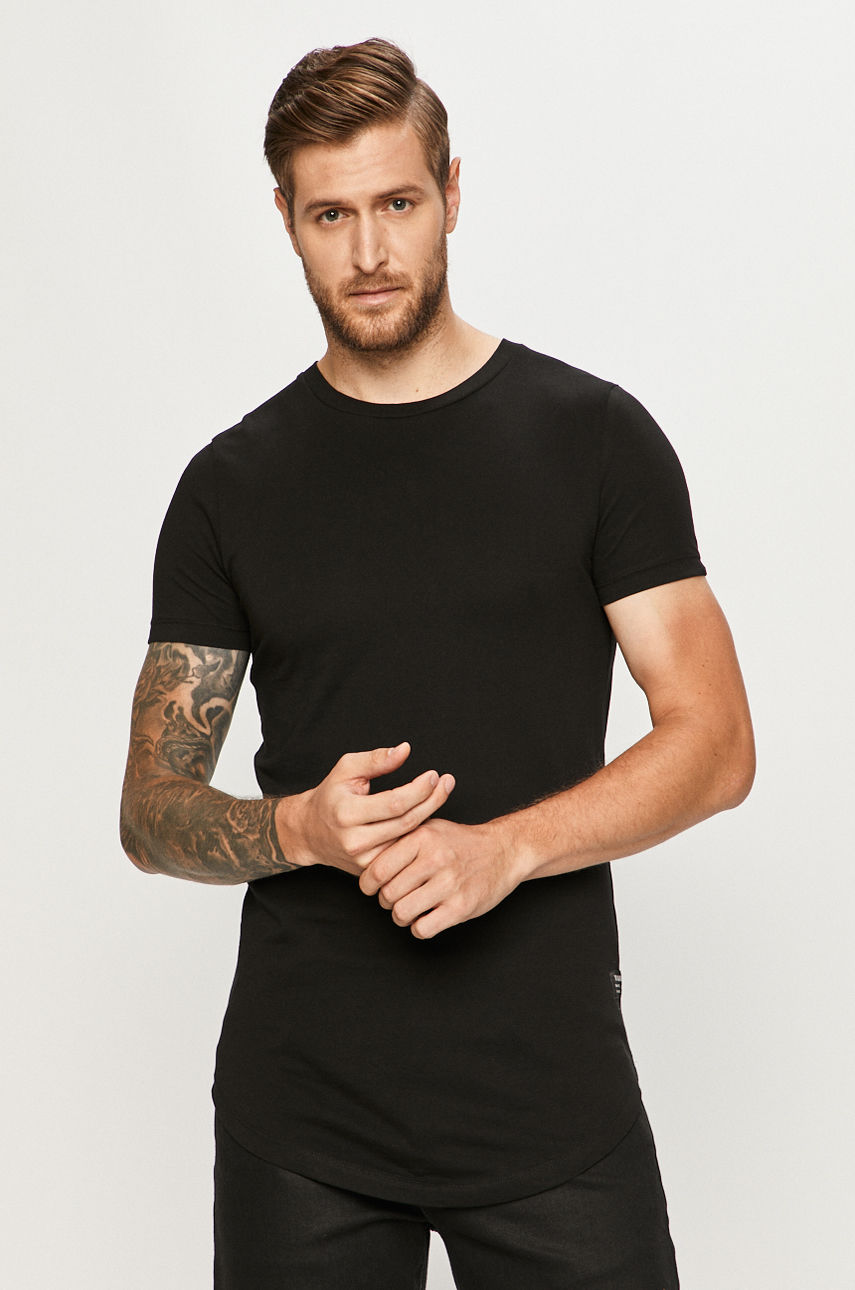 Tom Tailor Denim - T-shirt czarny 1019908