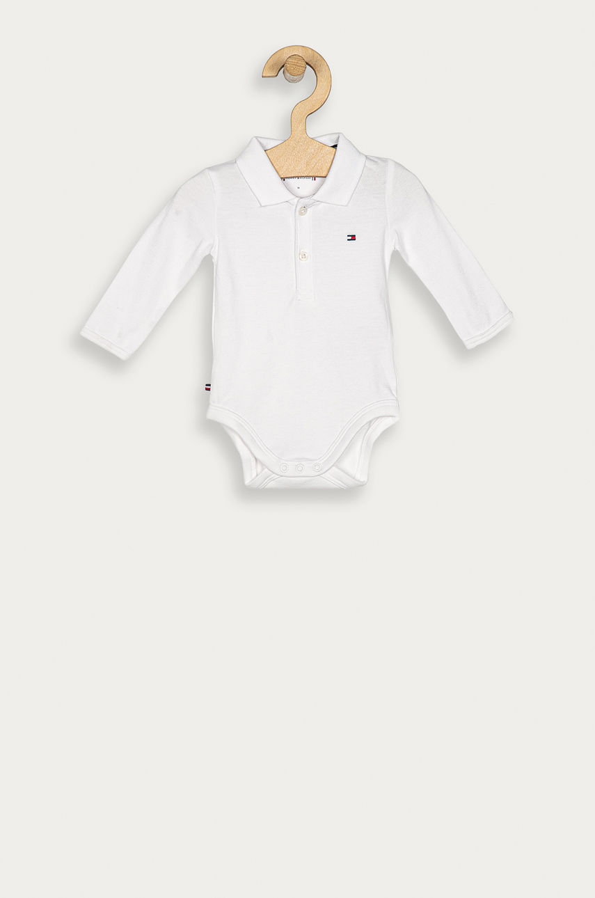 Tommy Hilfiger - Body niemowlęce 56-92 cm biały KN0KN01176