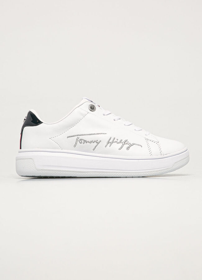 Tommy Hilfiger - Buty skórzane biały FW0FW05219YBR
