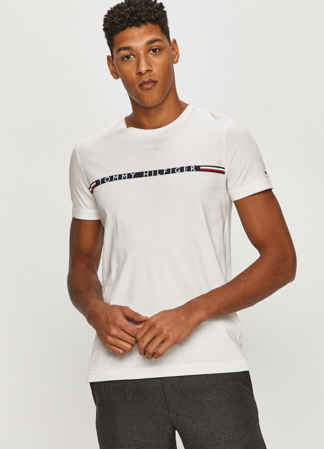 Tommy Hilfiger - T-shirt biały MW0MW15319