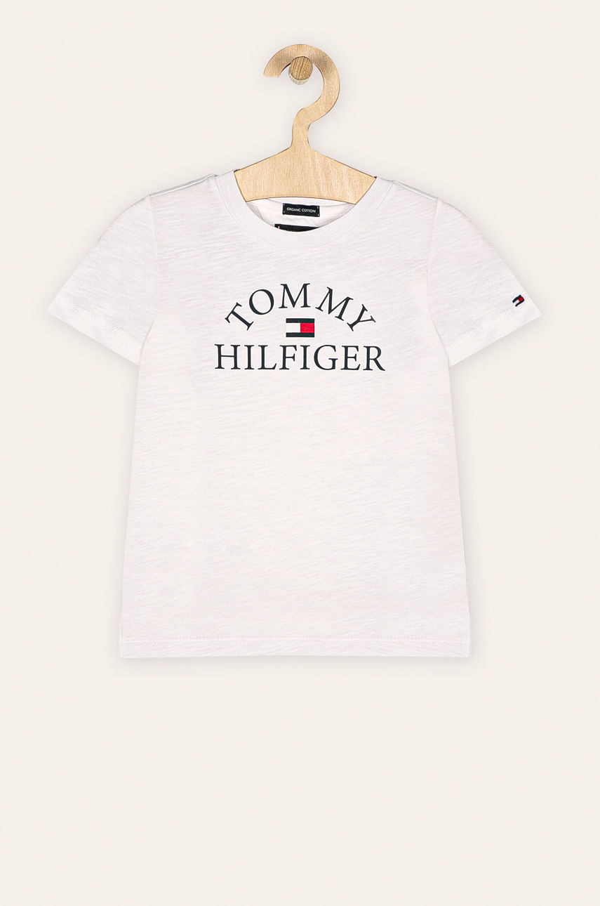 Tommy Hilfiger - T-shirt dziecięcy 104-176 cm biały KB0KB05619