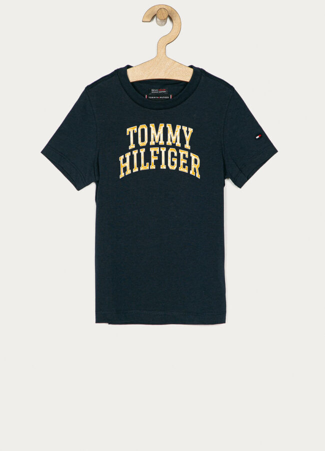 Tommy Hilfiger - T-shirt dziecięcy 104-176 cm granatowy KB0KB06097