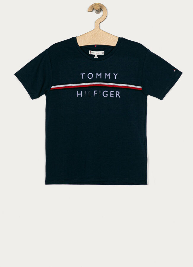 Tommy Hilfiger - T-shirt dziecięcy 104-176 cm granatowy KG0KG05257