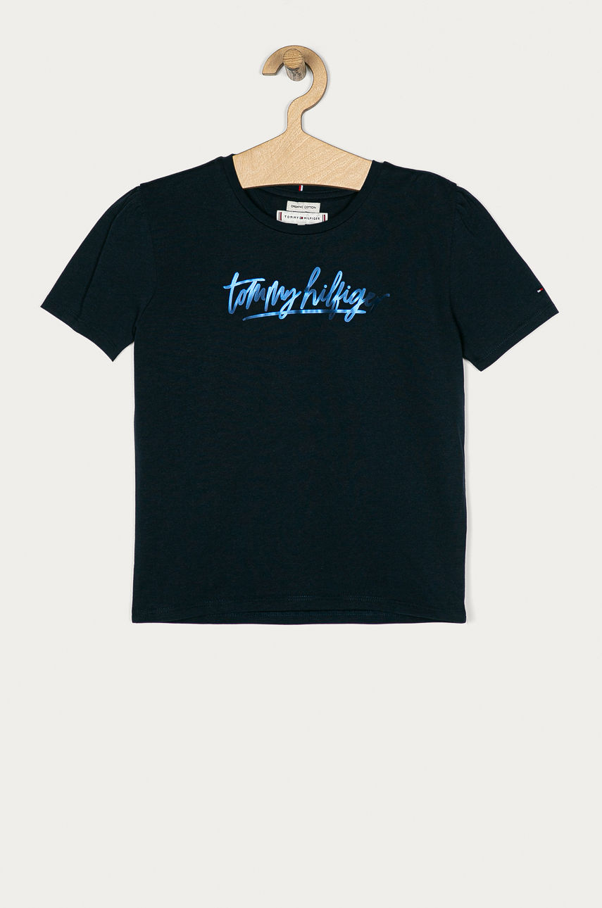 Tommy Hilfiger - T-shirt dziecięcy 128-176 cm granatowy KG0KG05250