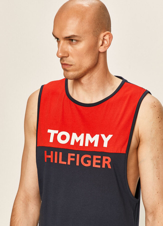 Tommy Hilfiger - T-shirt granatowy UM0UM01751